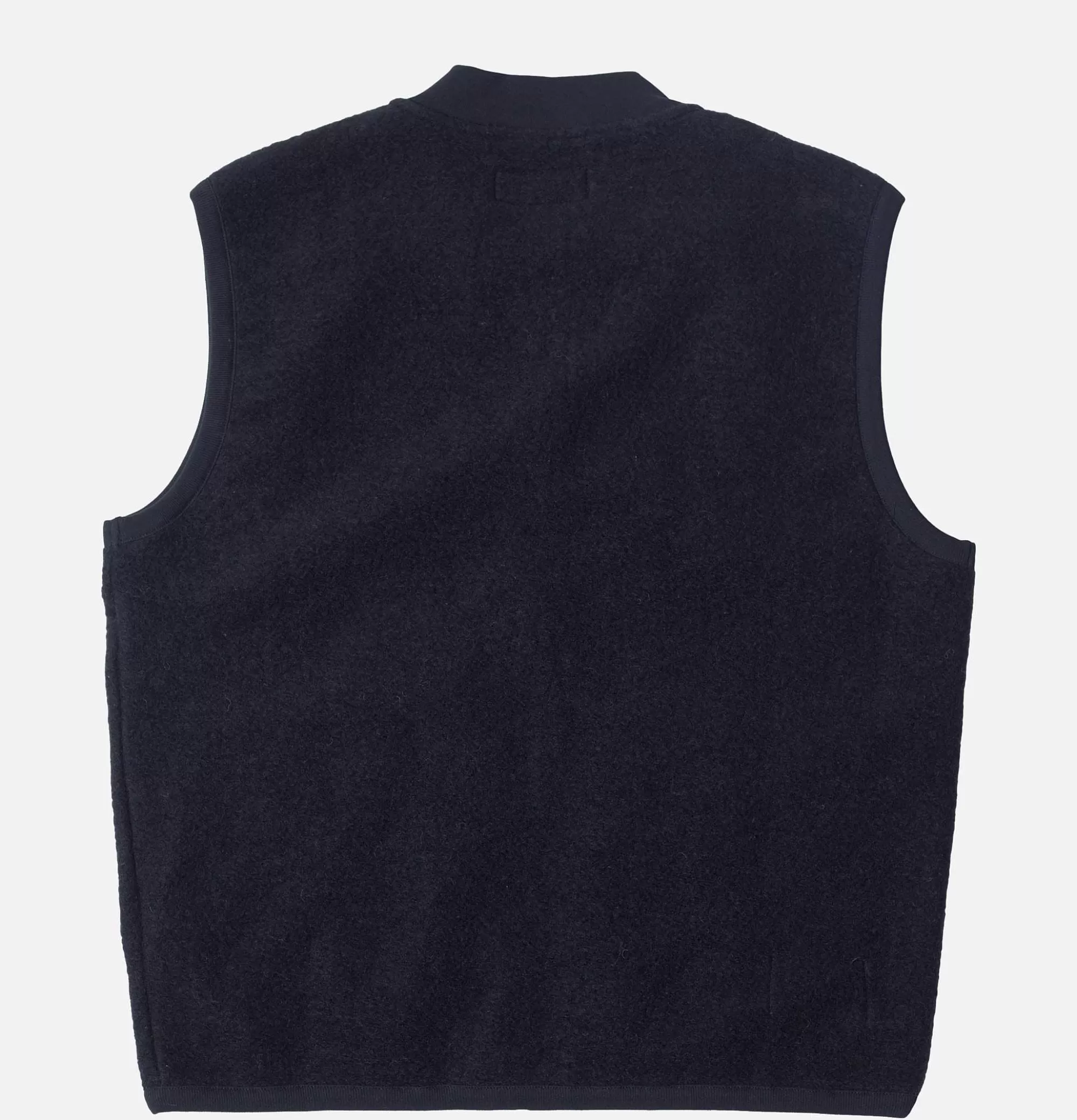 UNIVERSAL WORKS Zip Waistcoat Wool Black^ Pulls & Cardigans